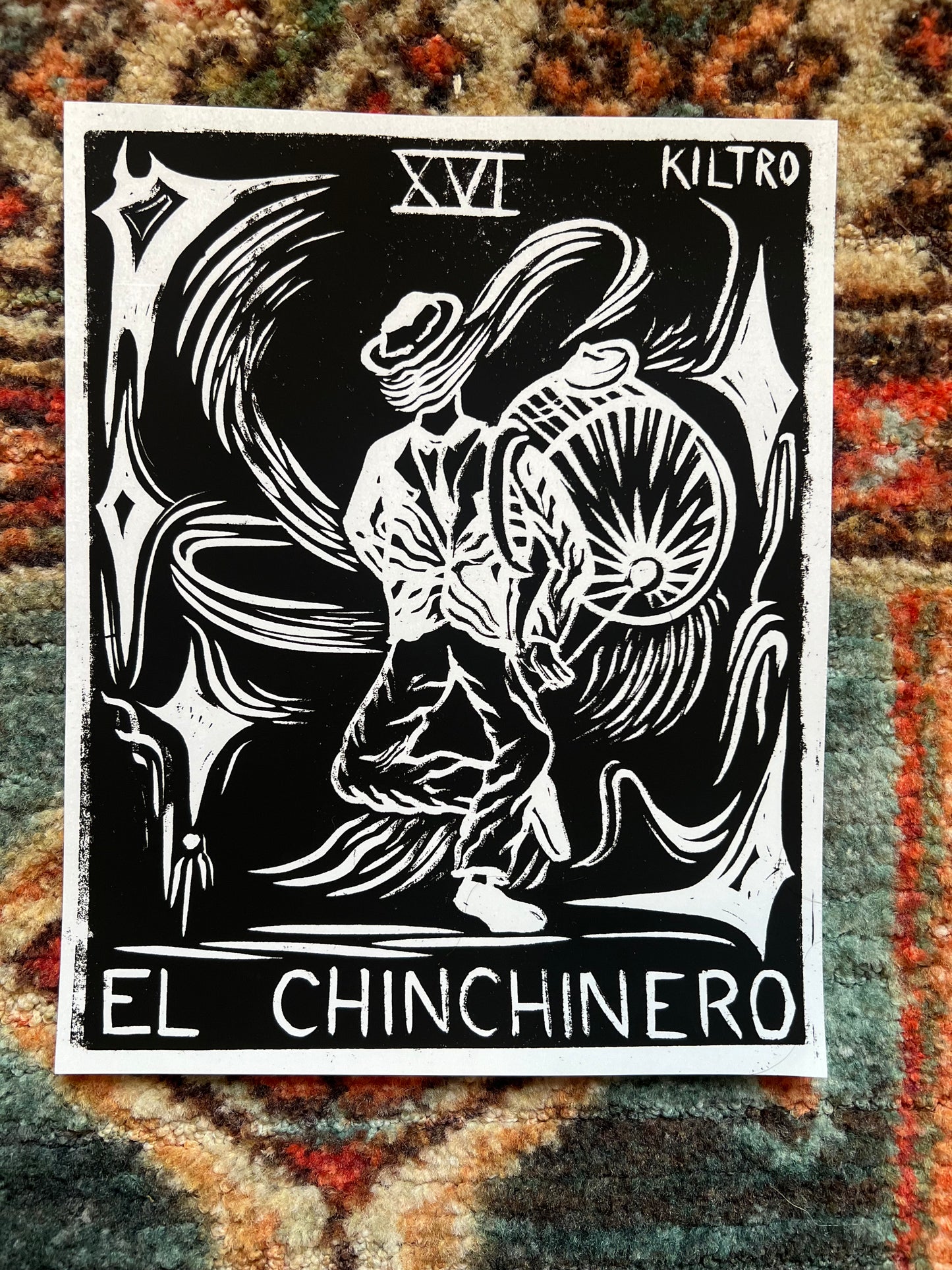 "El Chinchinero" Tarot Card Print