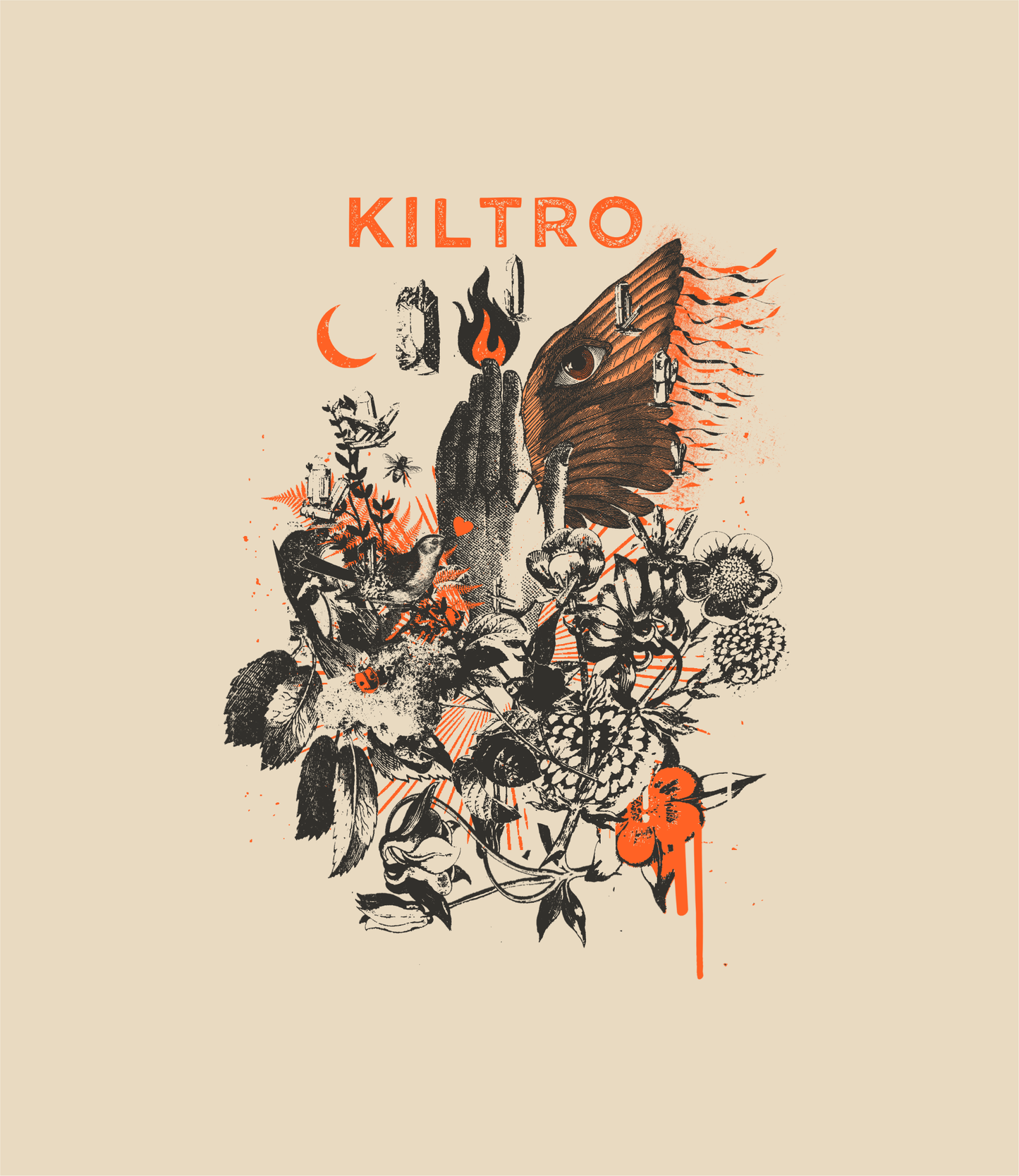 Kiltro "Feathered Hands" Tote