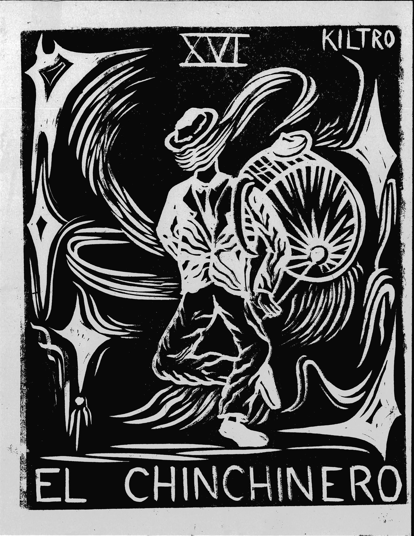 "El Chinchinero" Tarot Card Print