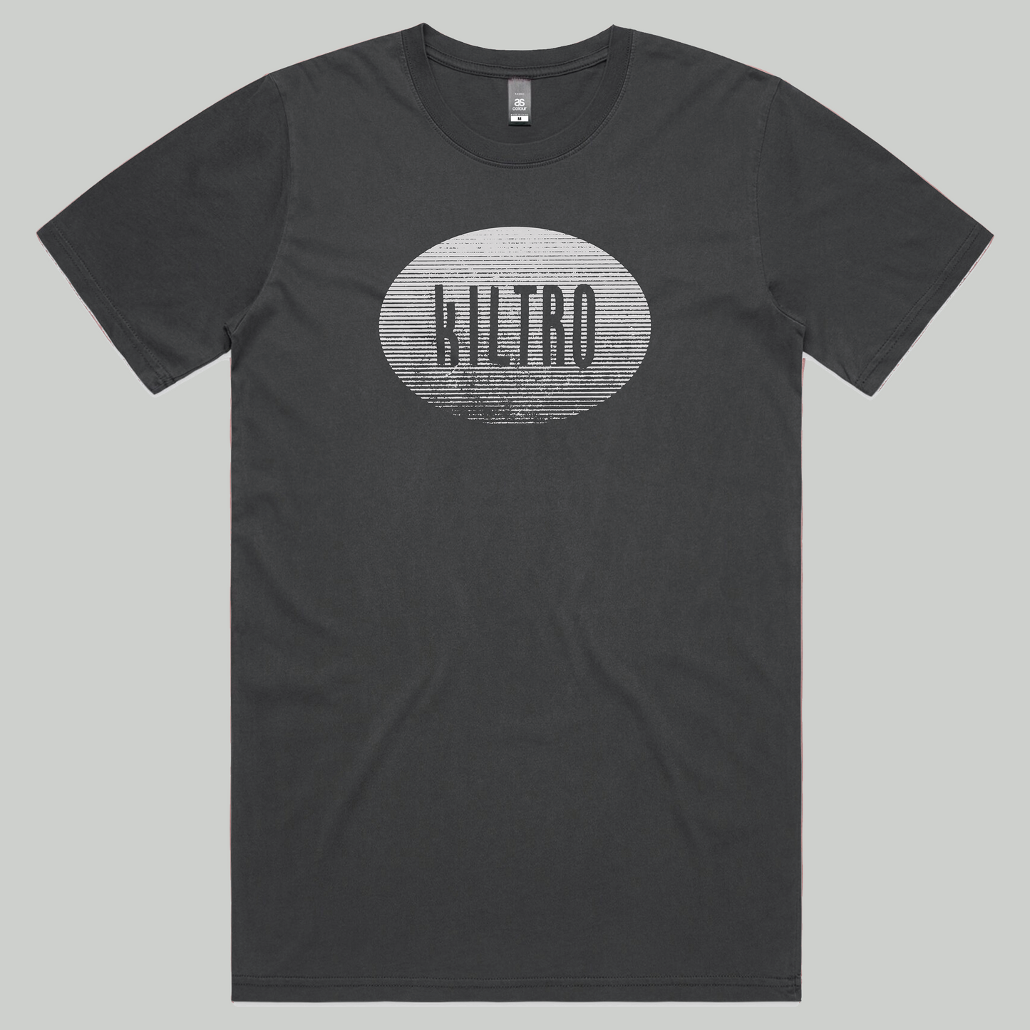 Kiltro Distressed Oval Tee (Faded Black)