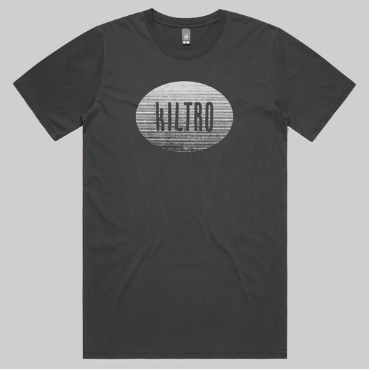 Kiltro Distressed Oval Tee (Faded Black)