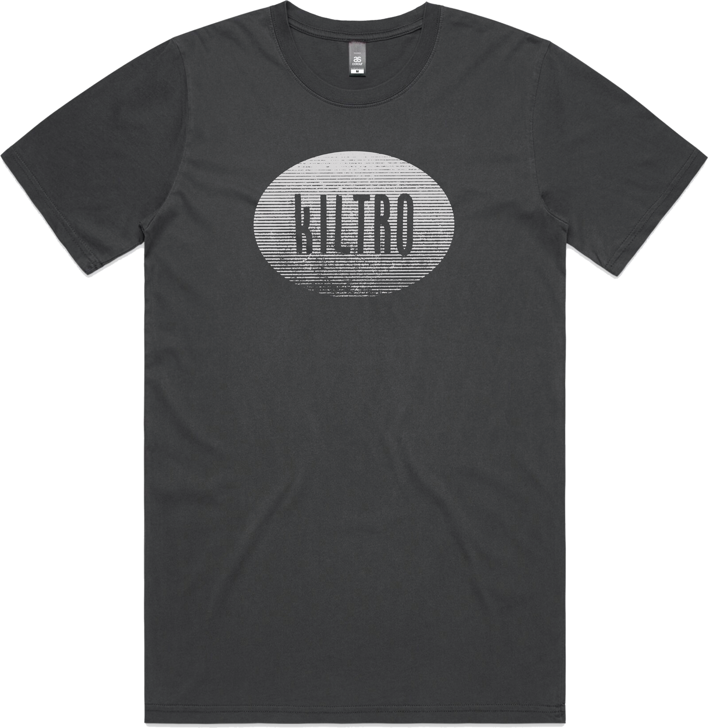 Kiltro Distressed Oval Tee (Faded Black)